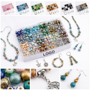 1000-Piece Multi-Material Bead Crafting Set for Personalized Jewelry