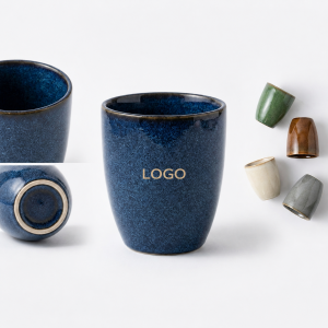 12 oz. Earth-Toned Stoneware Tumbler with Reactive Glaze Finish